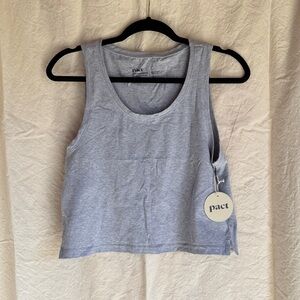 Pact Light Gray Women's Tank Top